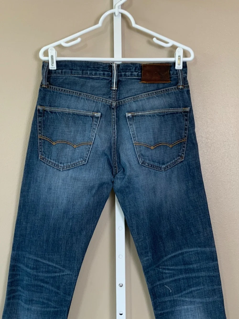 American Eagle Original Taper Distressed Jeans